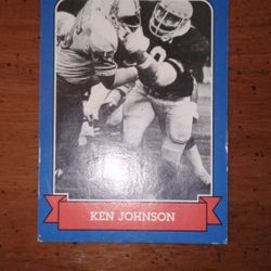 Autographed Ken Johnson Card