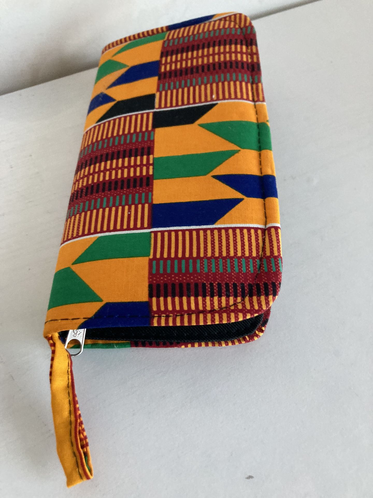 Kente Cloth Print Wallet
