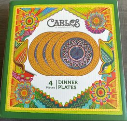 Carlos Santana Dinner Plates set of 4