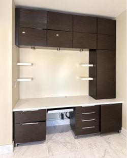 IKEA BESTÅ Home Office / Built-In Desk & Storage System