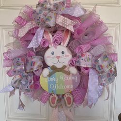 PRICE CUT Easter Door  Wreath