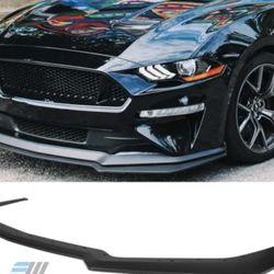 Fits 18-23 Ford Mustang GT Style Add on Front Bumper Splitter Lip Unpainted PP