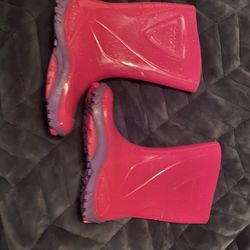 2 Girls Rain Boots Size 6 , $10 Each 