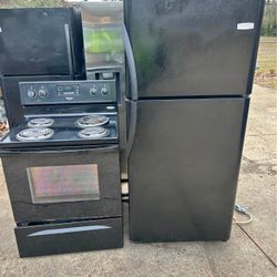 Electric Stove & Refrigerator Set