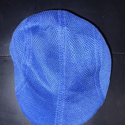 Blue Mesh Flat Cap