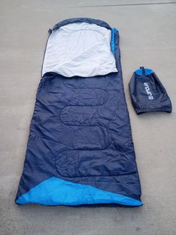 Sleeping Bag Water Resistant - No Rips - Tears - Zipper Works Great Excellent Condition