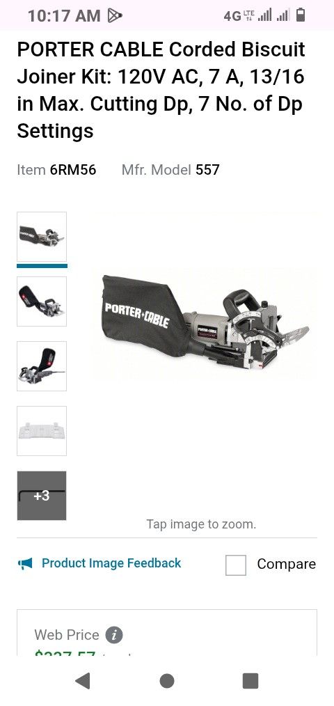 PORTER CABLE BISCUIT JOINER