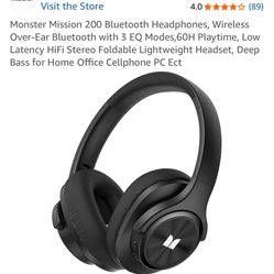 Monster Mission 200 Wireless Headphones