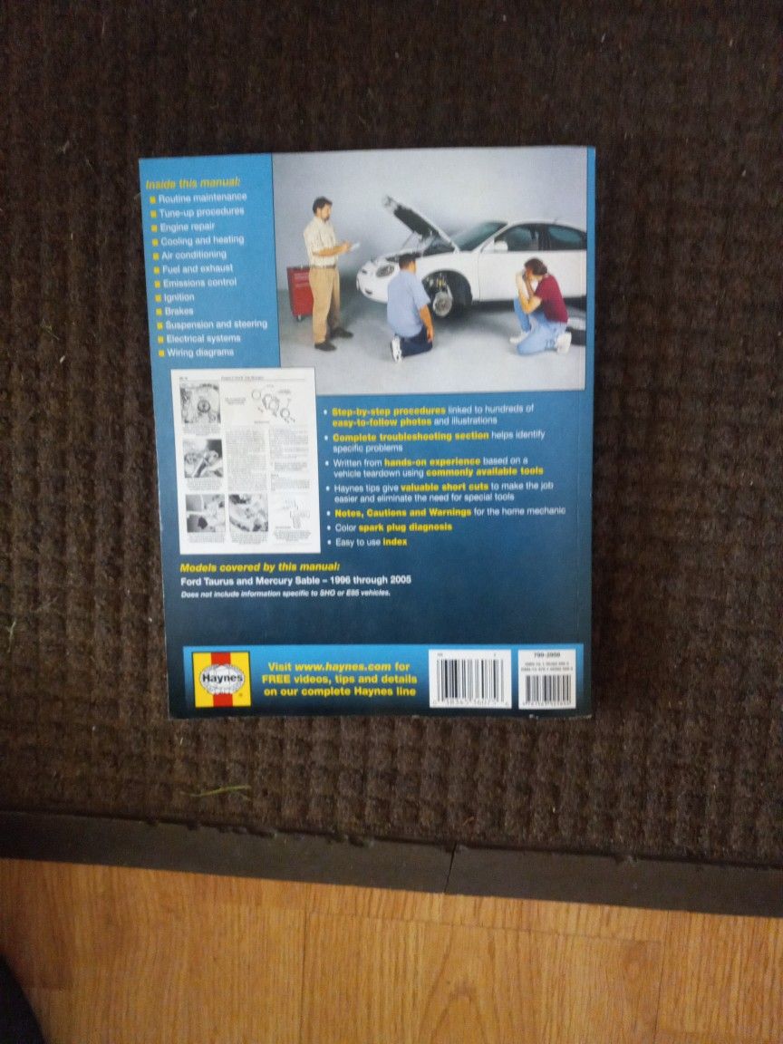 Ford Taurus And Mercury Sable  Book