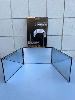 3 Way Mirror for Cutting Hair Door Hanging Mirror
