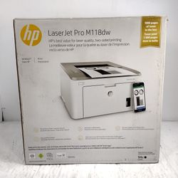 HP LaserJet Pro (M118DW) Monochrome Laser Printer NO TONER AND DRUM OPEN BOX