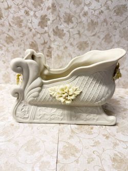 Ceramic Christmas sleigh