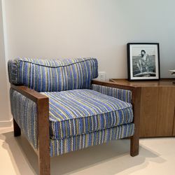 Two Mid Century Club Chairs 