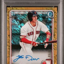 2020 Bowman Chrome Jarren Duran Auto /50 PSA 10