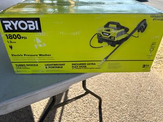 New ryobi 1800 psi electric pressure washer..$65