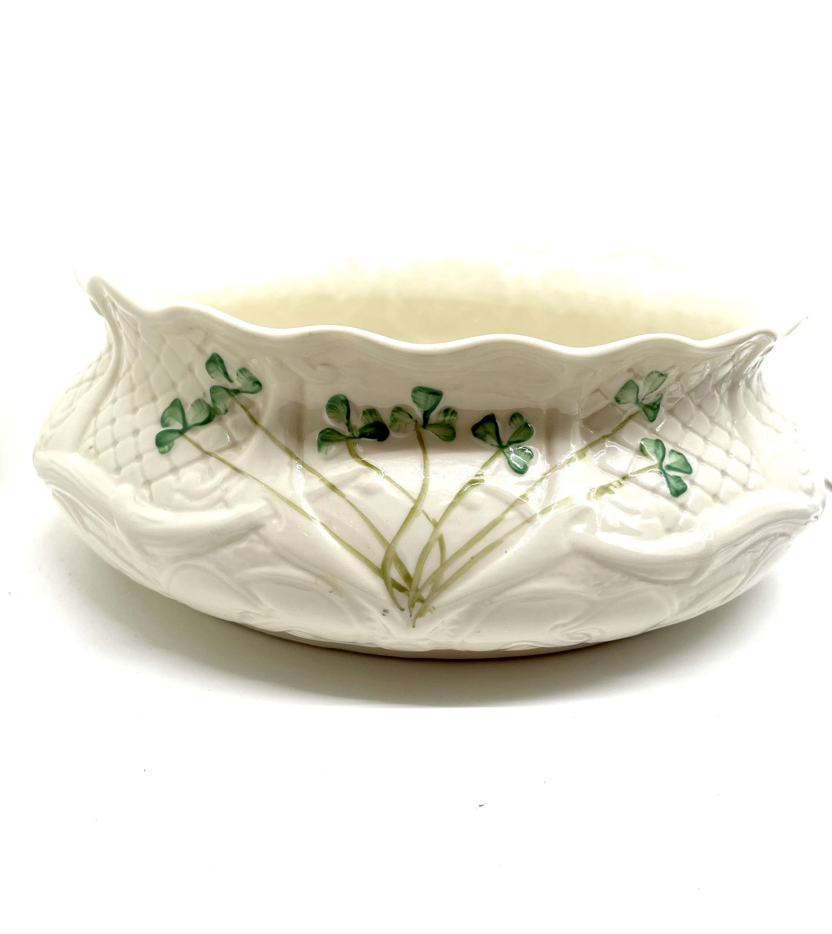 Vintage Large 10” Belleek Dish