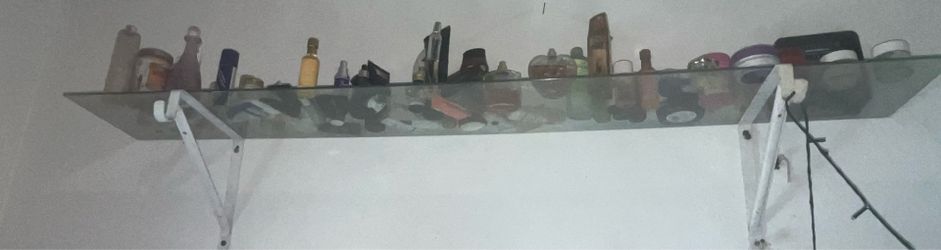 Glass shelves