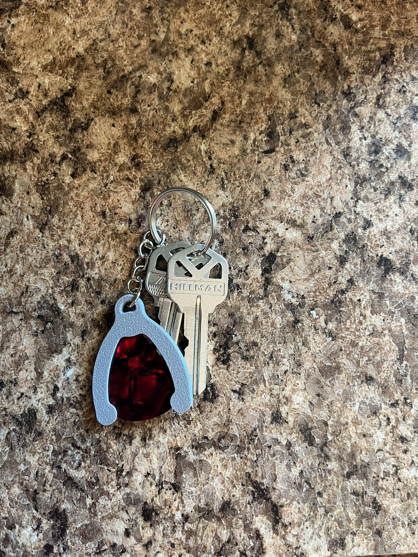 Guitar Pick Keychain