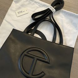 Telfar Medium Shopping Bag Black Brand New