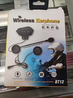 Wireless Earphone for Motorcycle Helmet