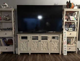 Bolanburg Tall Display Cabinet & TV Stand  