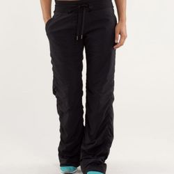 Lululemon Dance Studio Pant Black (Lined) size 8 for Sale in