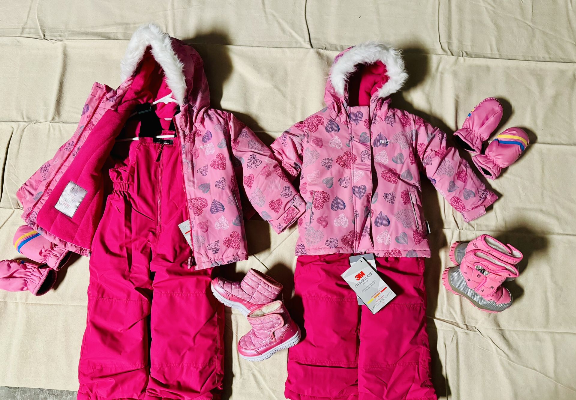 Snow Pants And Jacket Size 2,3, 4t