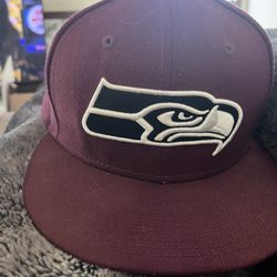 New Era Seahawks Hat 7 1/2