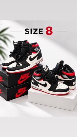 Nike Air Jordan 1 High Top Sneakers Size 8