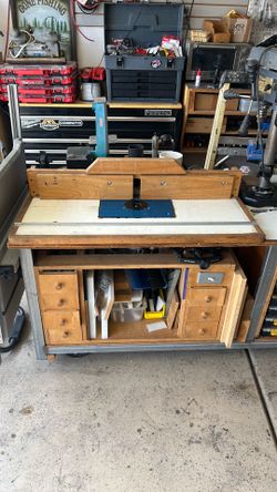 Router table complete setup