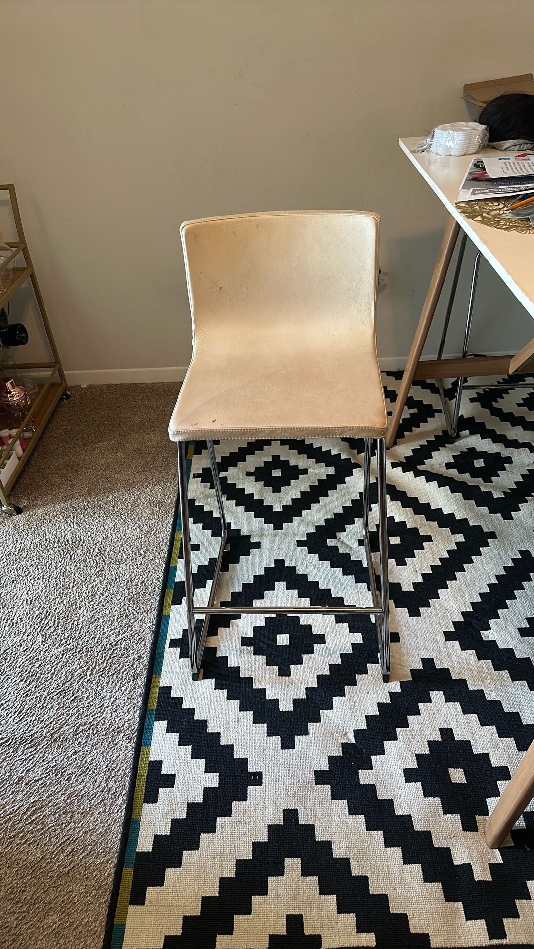 IKEA Dining Table With Barstool