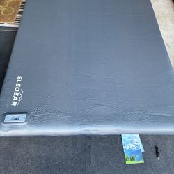 Like New Full Size Elegear Memory Foam Self Inflating Camping pad With Built In Pump And 9.5 R Rating. 