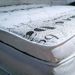 $200 Firm Or Soft Queen Pillow Top Mattress Only Brand New Free Delivery Same Day 