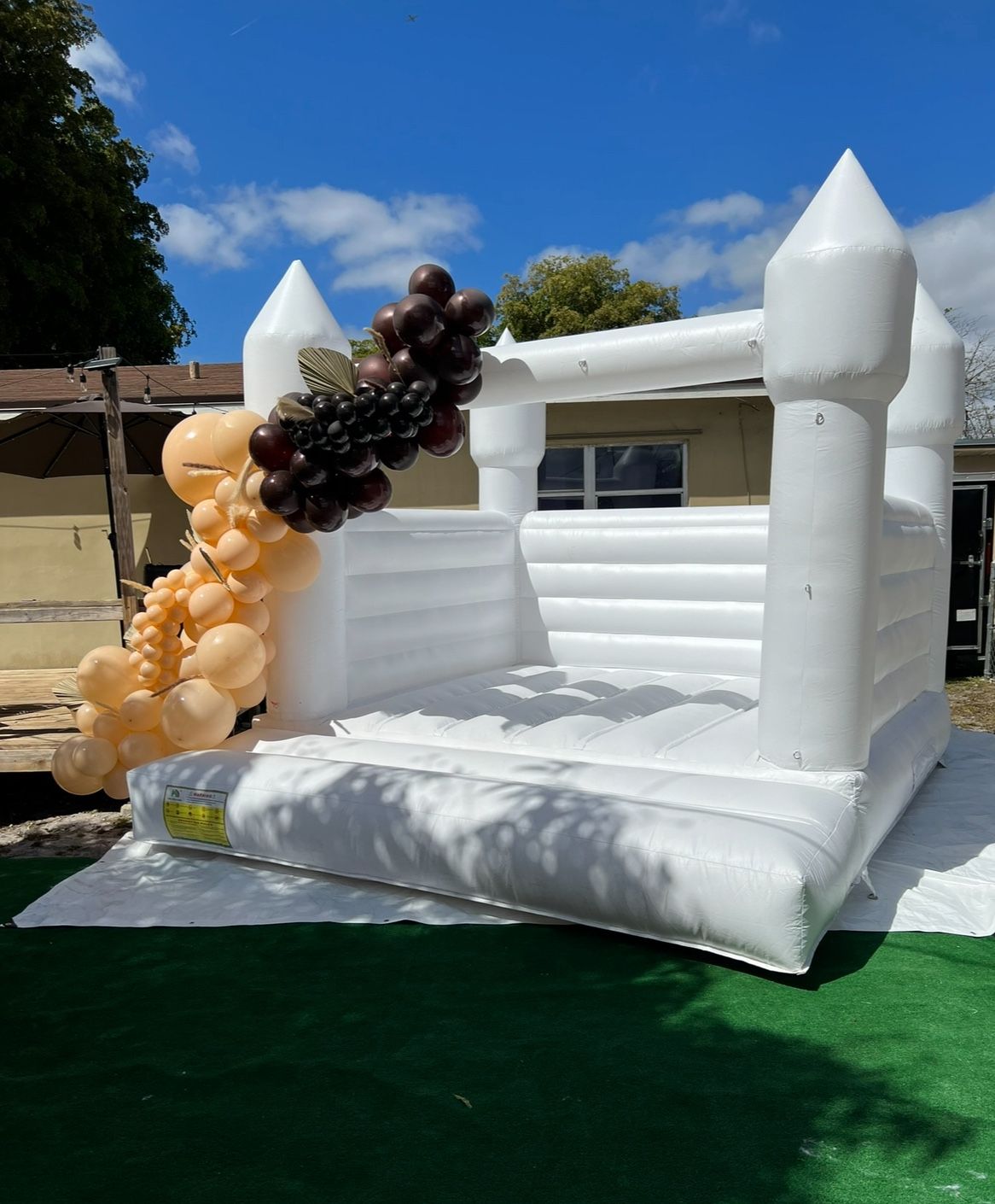 White Bounce House For Sale