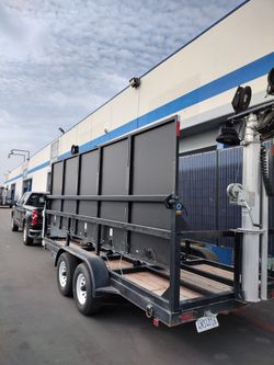 Battery For Solar Panel Mobile Trailer