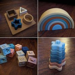 Silicone Baby/Toddler Toys Montessori Style - PENDING