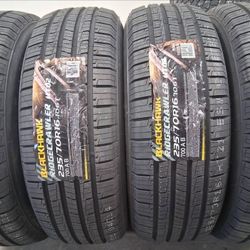 ( 4 TIRES  ) 235/70R16 BLACKHAWK HT 