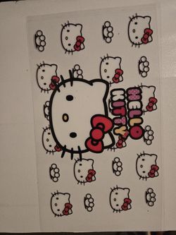 Hello Kitty # 1 UV Sticker