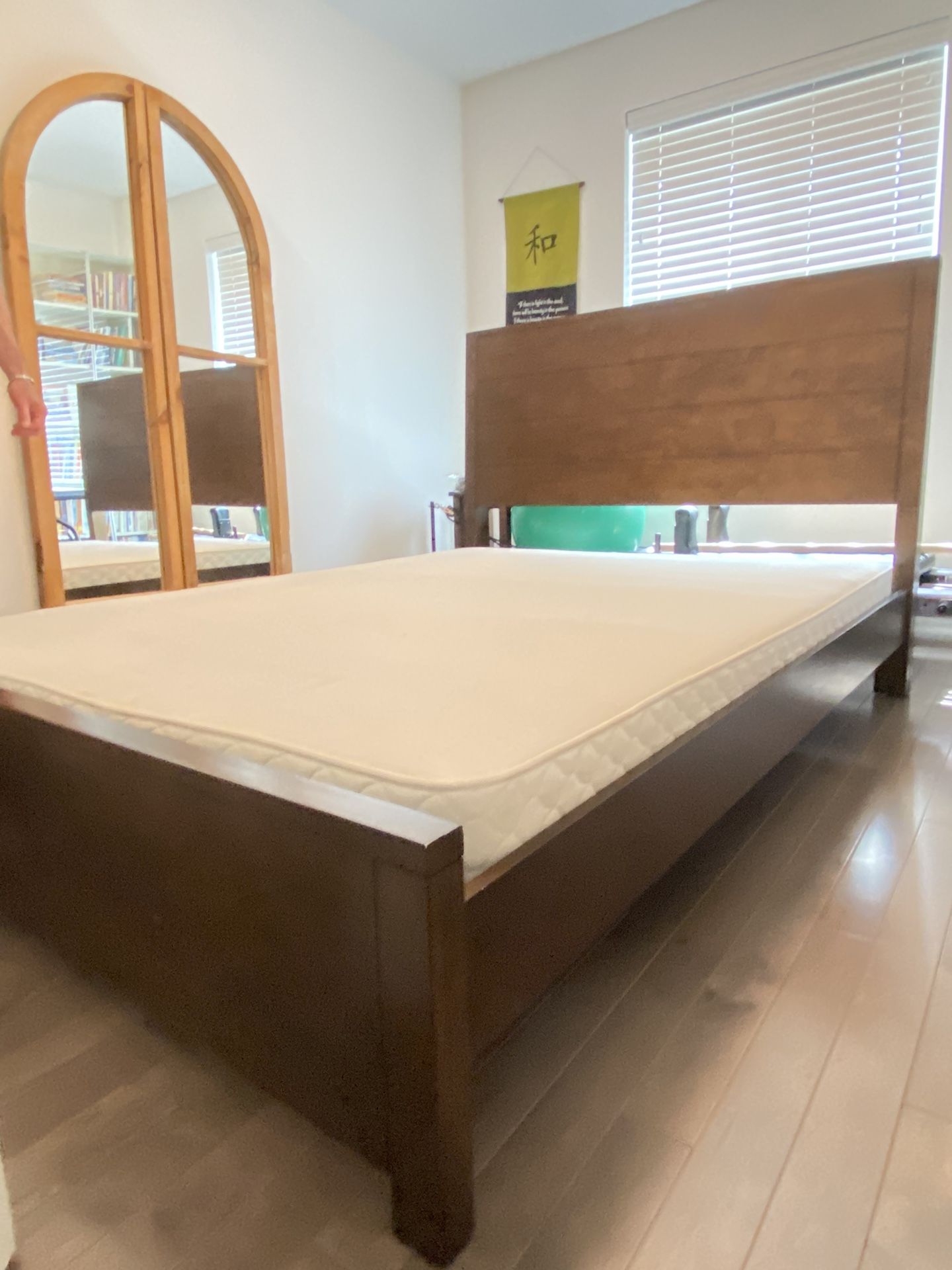 Queen Bed frame & Boxspring 