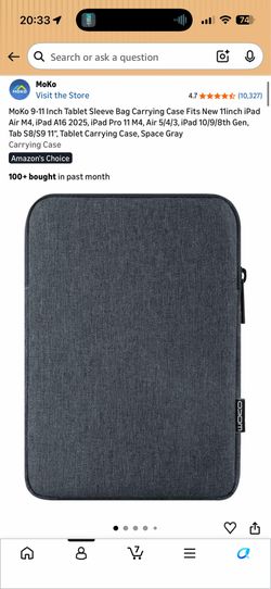 Tablet Sleeve bag ipad 11 inch