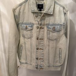 Forever 21 Light Blue Denim Button Up Jean Jacket