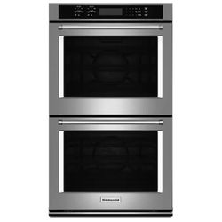 KitchenAid 30 inch Double Electric Wall Oven with Self-cleaning ( Stainless Steel )