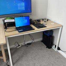 Zinus Jennifer White 47inch Office Desk 