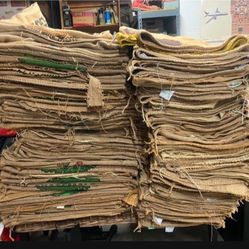Coffee Bean Burlap Large Bags