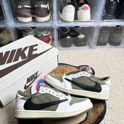 Jordan 1 Low OG SP Travis Scott ‘Medium Olive’