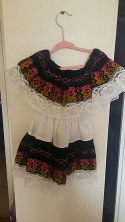 Toddler girl mexican dress