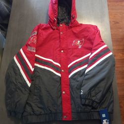 Stater 50 Red & Black Tampa Bay Buccaneers Jacket 2XL NWT