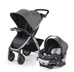 NEW! Chicco Bravo stroller and KeyFit 30 infant car seat travel system