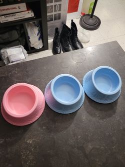 3x Food Bowls for Dogs or Cats