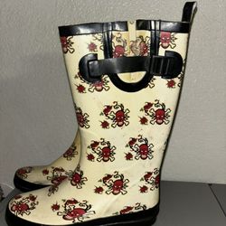 Women’s Skull Rain Boots 